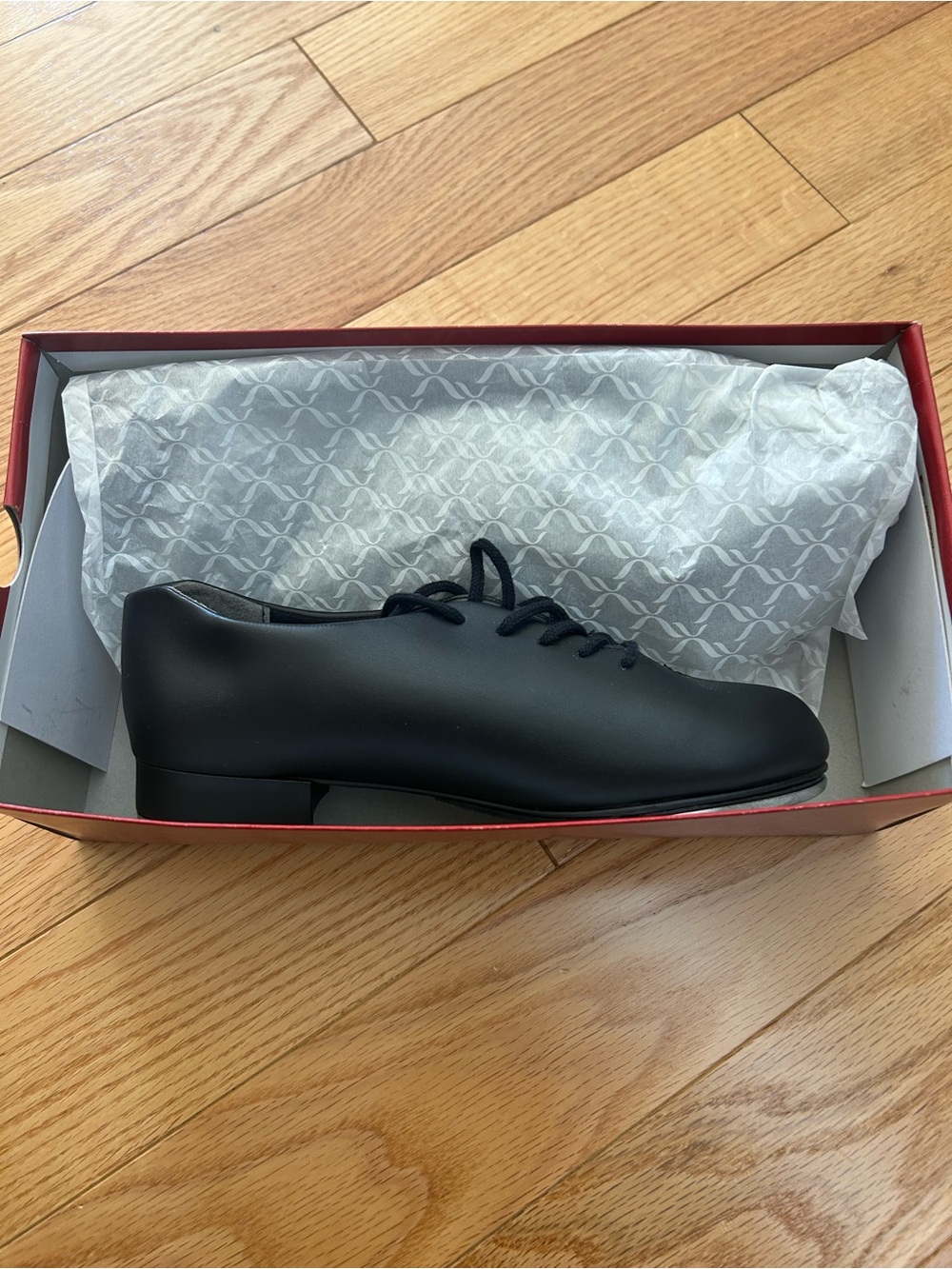 Capezio Black Kids Lace-Up Tap Oxford